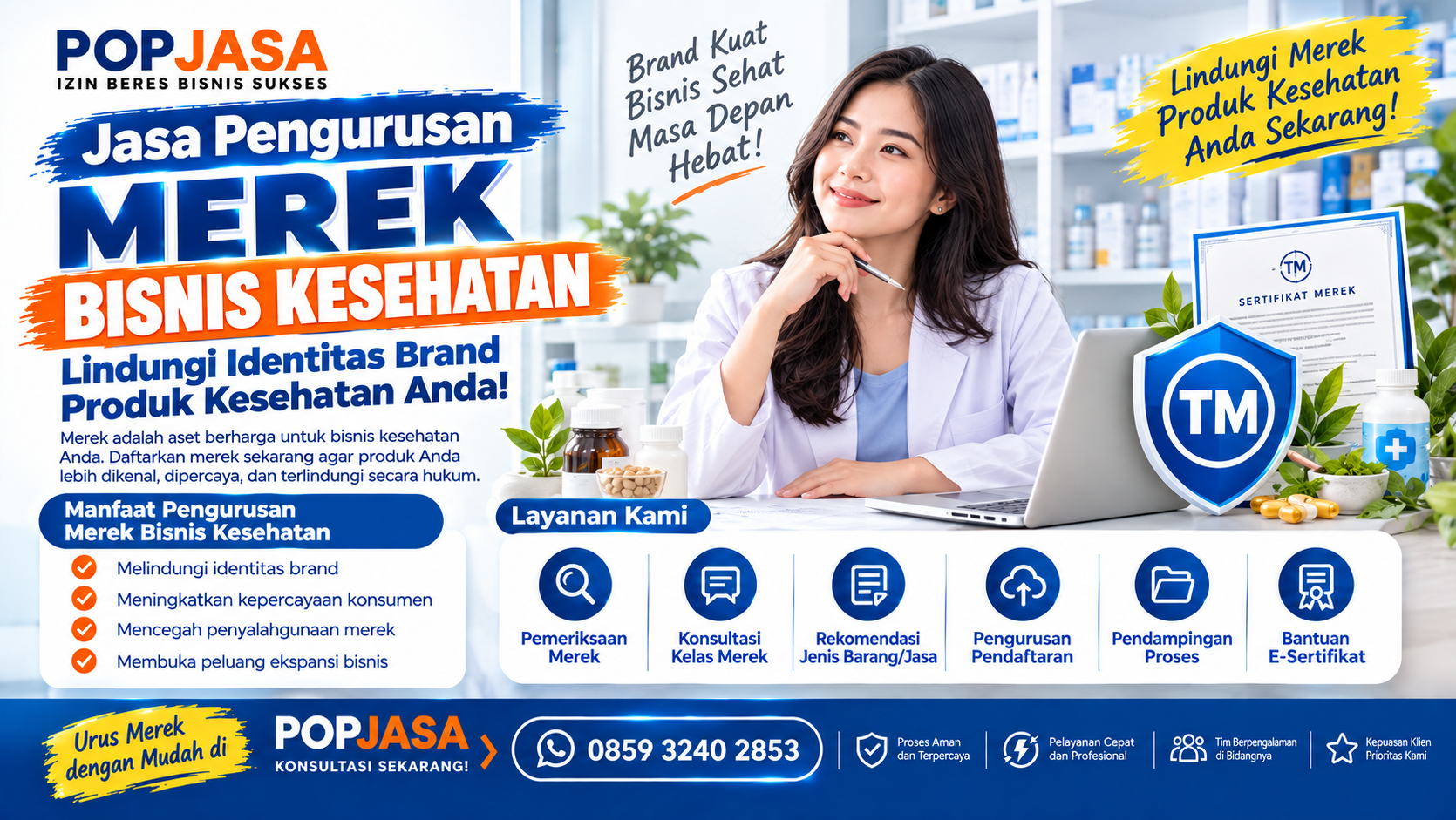 Jasa Pengurusan Merek Bisnis Kesehatan