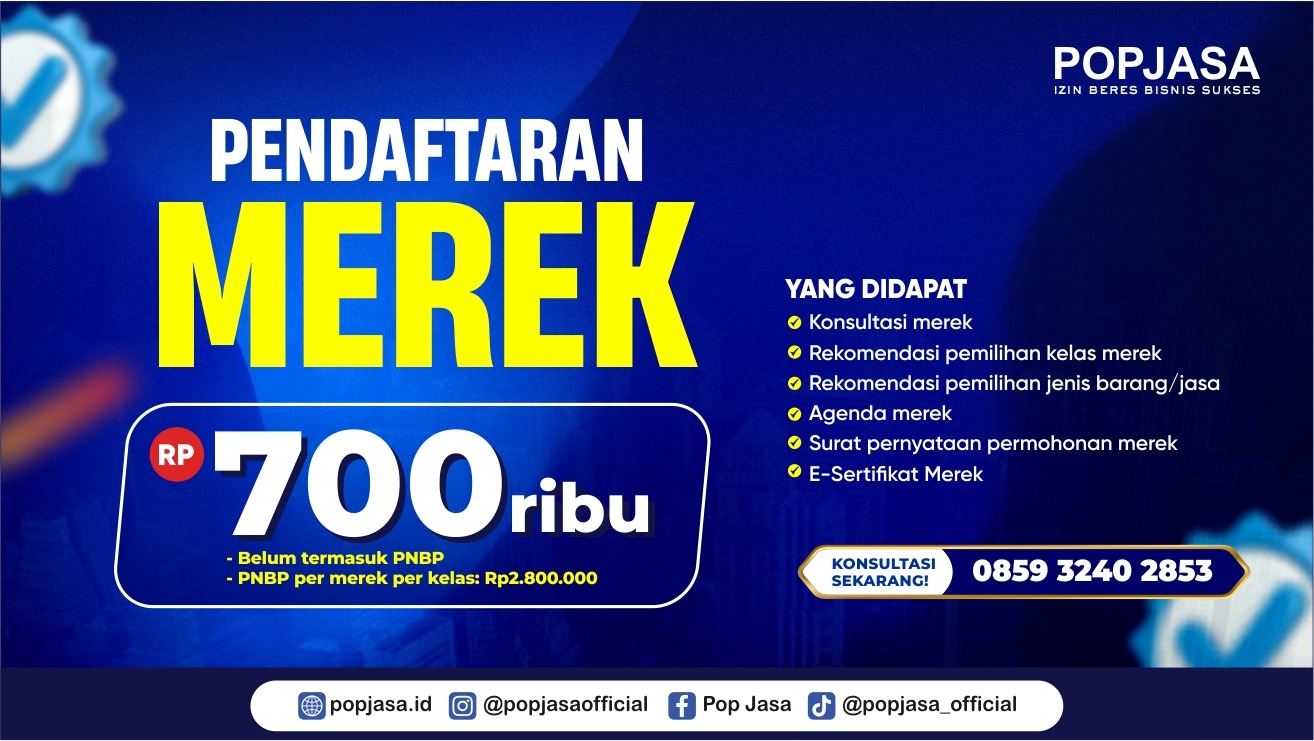 Paket Dasar Pendaftaran Merek