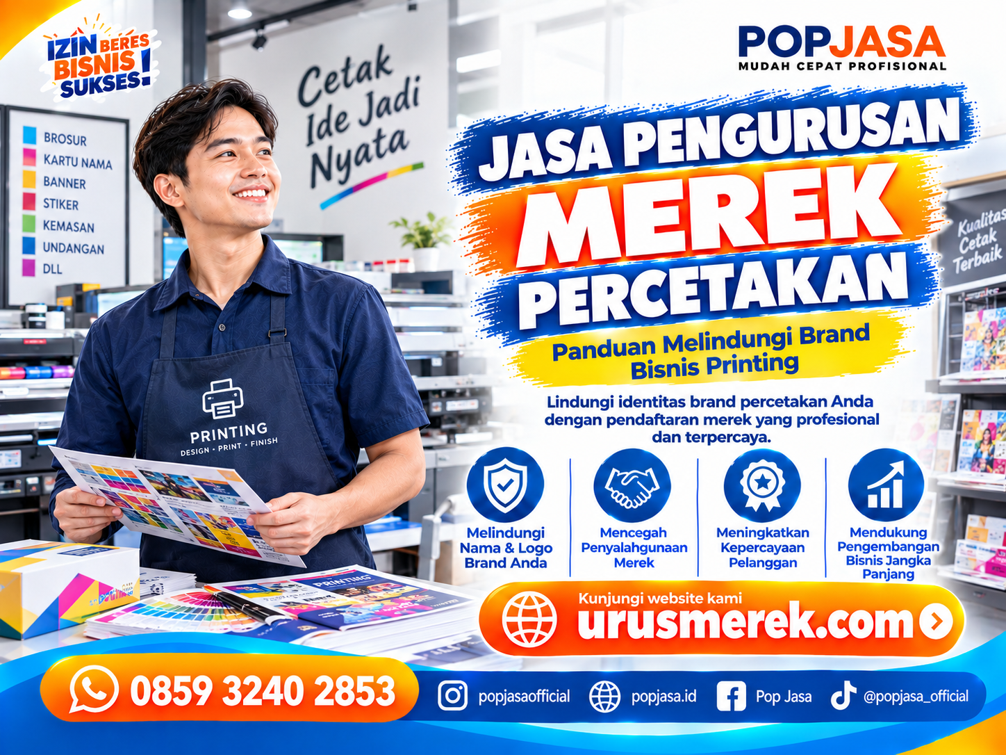 Jasa Pengurusan Merek Percetakan: Panduan Melindungi Brand Bisnis Printing